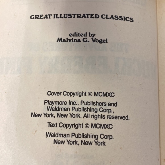 The Adventures of Huckleberry Finn (Great Illustrated Classics) Vintage, 1990 - Picture 2 of 7